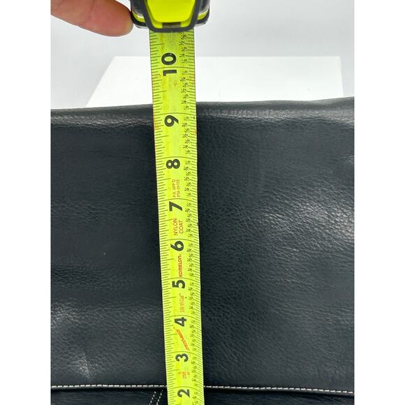 Fossil Vintage Classic 25082 Black Leather Mini Crossbody Purse Bag - Picture 7 of 8